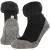 Apollo Dames / heren pantoffels slofsok antislip wol antraciet