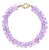 Bonnie Studios Sieraad
Dames Phil Purple Bracelet, Materiaal: Glas, Kleur: Goudkleurig