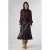LabeL DOT imitatieleren midi rok – donkerbruin