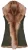 Lange damesbodywarmer van Toscana-schapenvacht-Sorocaba