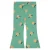 Babyface flared gebloemde legging groen