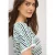 Cecil Dames Shirt met koord en strepen in Groen