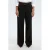 Selected straight high waist broek zwart