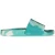Gebroken witte tie-dye teenslippers groen