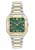 Philipp Plein Analoog horloge ‘PLEIN EDGE’  goud / jade groen / zilver