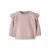 LIL’ ATELIER BABY oversized sweater met ruches – oudroze