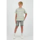 Raizzed regular waist short grey denim