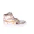 Hip leren sneakers brons