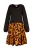 happy girls Jurk  oranje / zwart