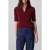 Calvin Klein Hs Crepe Jersey Polo Deep Rouge