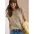 Shirt met boothals en structuur