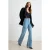 TRENDYOLMİLLA Dames Blauw Effen Wijde pijp Hoge taille Jeans