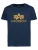 ALPHA INDUSTRIES Shirt  donkerblauw / mosterd
