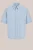 WE Fashion – Heren regular fit jersey overhemd – Regular fit – Lichtblauw – Katoen –