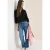 Cecil Dames Blouse in effen kleur in Zwart
