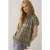 Summum Woman Top Zig Zag Lurex Dark Camo