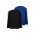 Vingino longsleeves – zwart/hardblauw (set van 2)