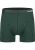 Pockies Boxershorts  donkergroen / wit