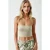 Slim Fit Strapless Geribbelde Crop Top