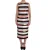 Paillette Streep Midi Cocktailjurk