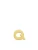 Lucardi Oorbellen ‘Buchstabe’  goud