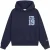 Malelions Women Sherpa Applique Match Hoodie | Midnight Blue