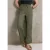 Street One Studio Dames Linnen broek met rechte pijpen in Groen