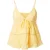 TRENDYOLMİLLA Dames Geel Effen Mouwloos Regular fit Blouses