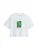 Next Shirt ‘Billie Eilish’  groen / wit