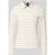 Marc Cain Shirt met lange mouwen in all-over look met polokraag en knoopsluiting