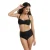 Be You Bikiniset voor dames met ruches en hoge taille (Zwart)