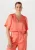 Dante6 T-Shirt Dames Arvi Satin Butterfly Sleeve Top,