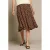 LOLALIZA midi rok met stippen – bruin