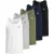 Jack And Jones Heren Scoop Neck Regular Tank Top (Set van 5) (Zwart/Grijs/Navy/Groen/Wit)