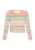IZIA Trui  blauw / turquoise / rosa / wit