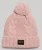 Kabelgebreide Beanie Roze