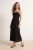 TRENDYOLMİLLA Dames Zwart Effen Maxi Mouwloos Casual A-lijn Jurken
