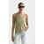 Scotch & Soda Stripe Trim Relaxed Knitted Vest Oil Green