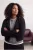 Trendyol Curve Dames Zwart Effen Lang, Regular fit Grote maten Sweatshirts