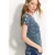 Cecil Dames T-shirt met burnout-print in Blauw