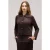 Oltre Boxy Suede Effect Jacket Brown