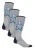 Heat Holders – 3 paar Ultra Lite skisokken voor heren – Grijze Fairisle