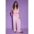 AMAYA Amsterdam wide leg regular waist broek paars