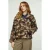 Jack met knopen van imitatiebont en print