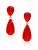 AVANT-GARDE PARIS Oorbellen ‘Eluné’  rood