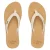 Reef Baja Sands leren teenslippers ecru