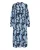 Kaffe Jurk ‘KAsasia’  blauw / zwart