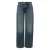 Jeans barrel mid rise barrel leg dames QS