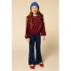 LOOXS little flared casual broek donkerblauw