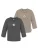 normani Shirt ‘Taupo’  beige / antraciet / groen / wit